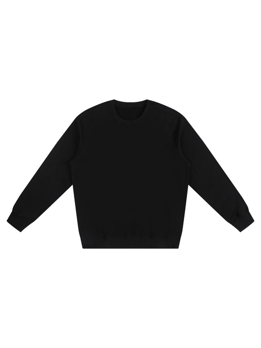 300 GSM 'BLACK' CREWNECK