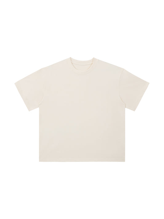 300 GSM 'MILK APRICOT' T-SHIRT