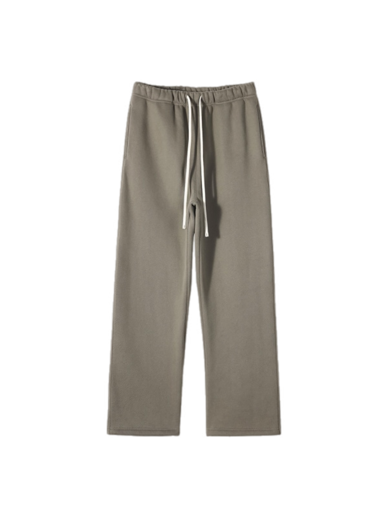 360 GSM 'COFFEE' STRAIGHT-LEG PANTS