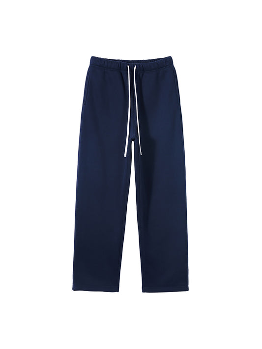 360 GSM 'NAVY BLUE' STRAIGHT-LEG PANTS