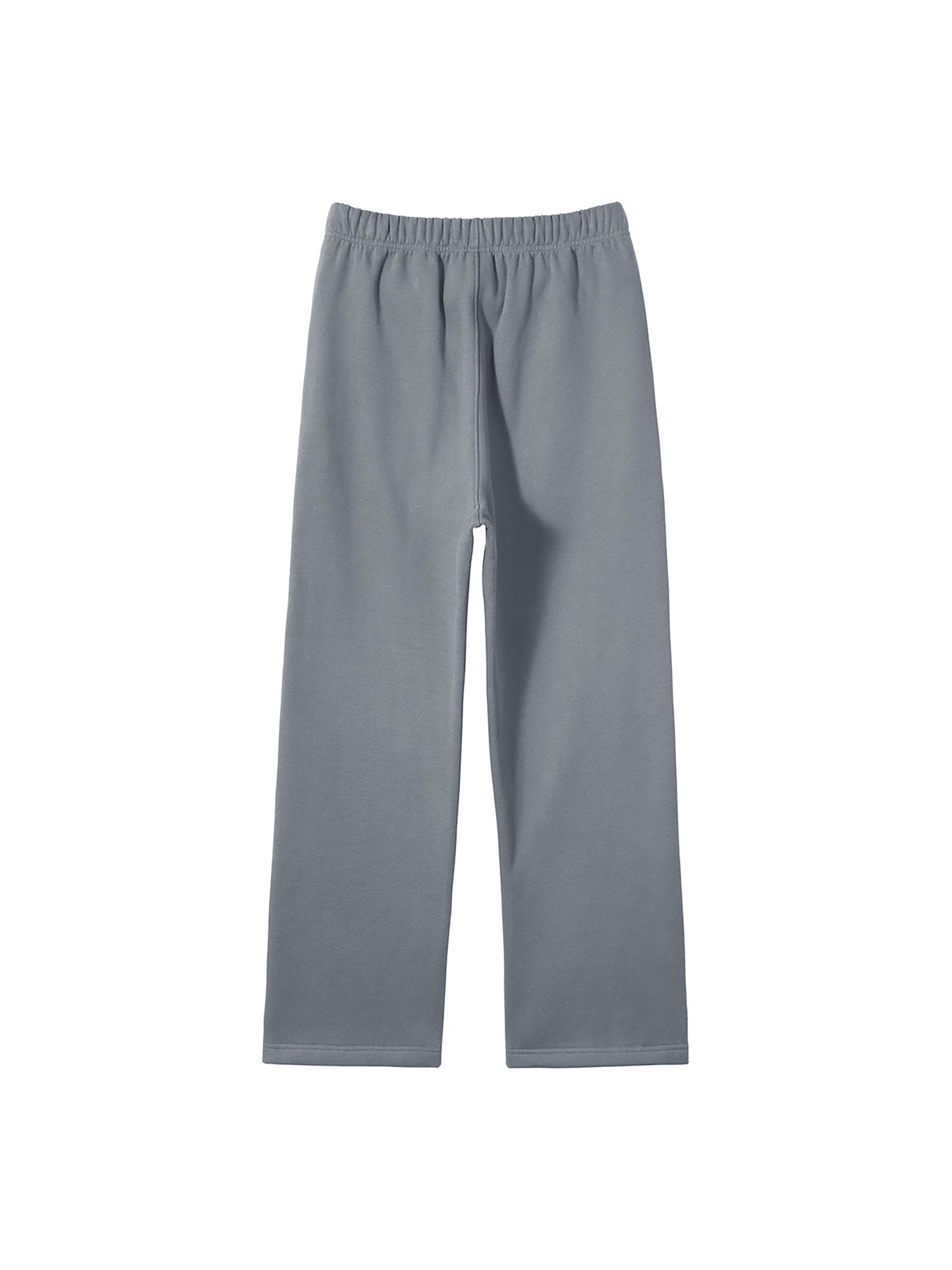 360 GSM 'GRAY' STRAIGHT-LEG PANTS