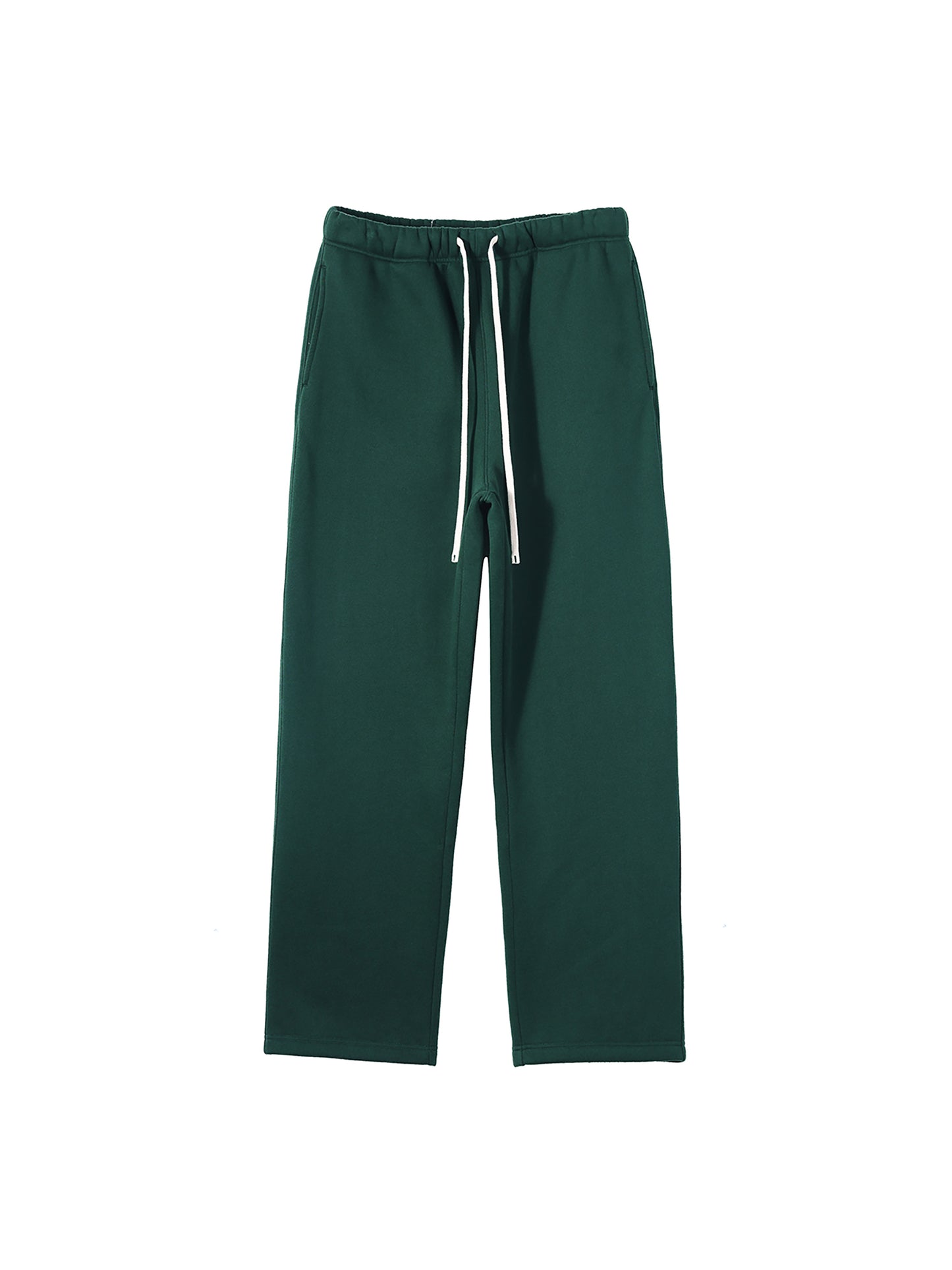 360 GSM 'GREEN' STRAIGHT-LEG PANTS