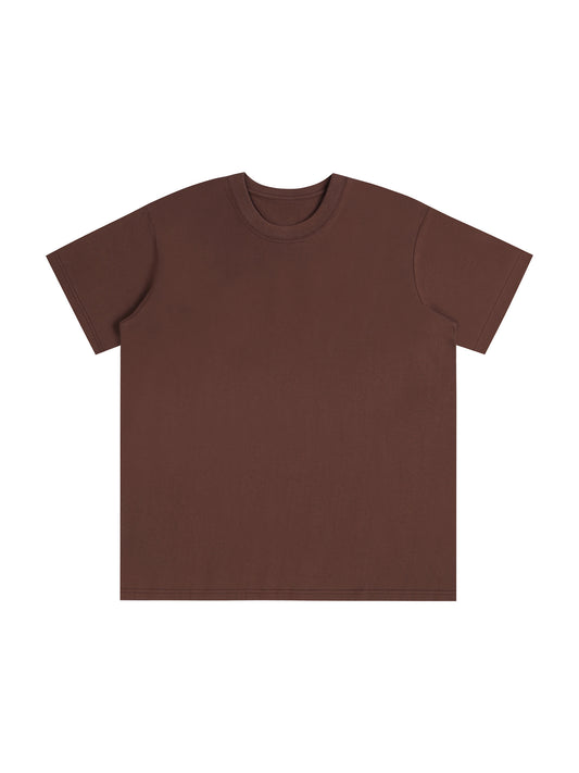 230 GSM 'DARK BROWN' T-SHIRT