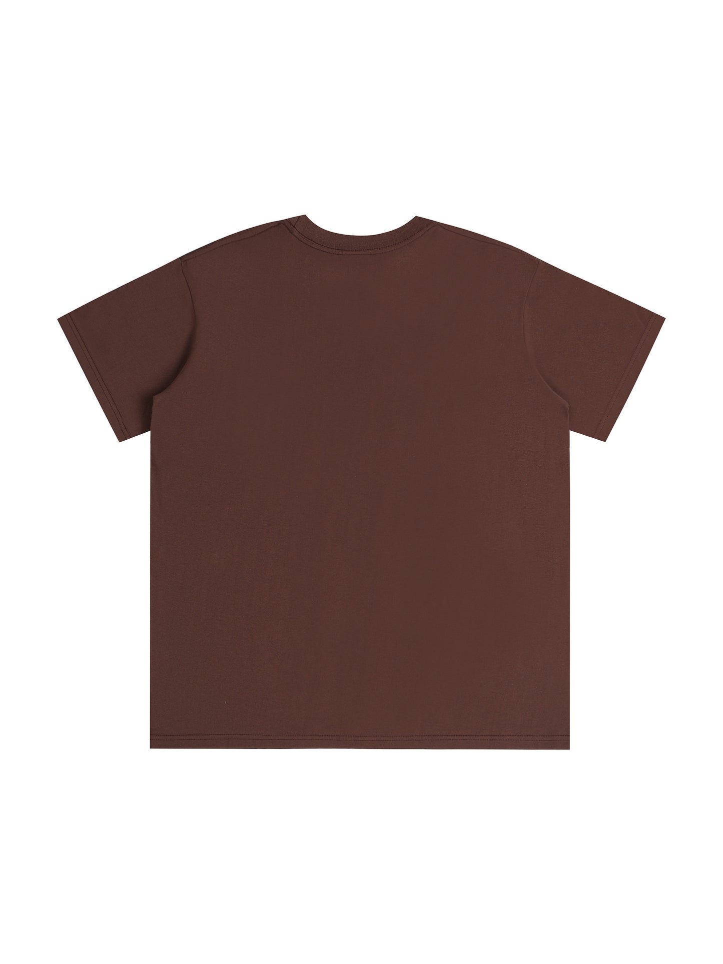 230 GSM 'DARK BROWN' T-SHIRT