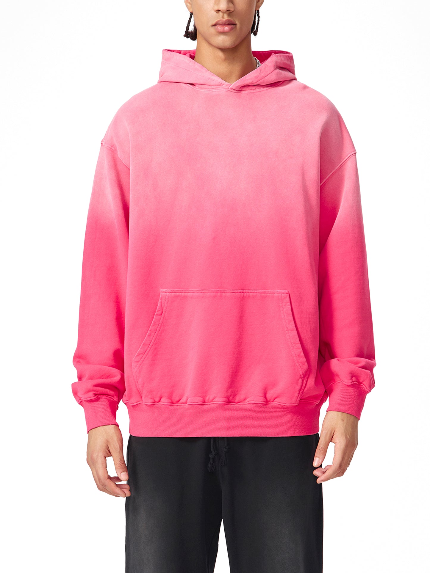 600 GSM 'SUN FADED PINK' HOODIE