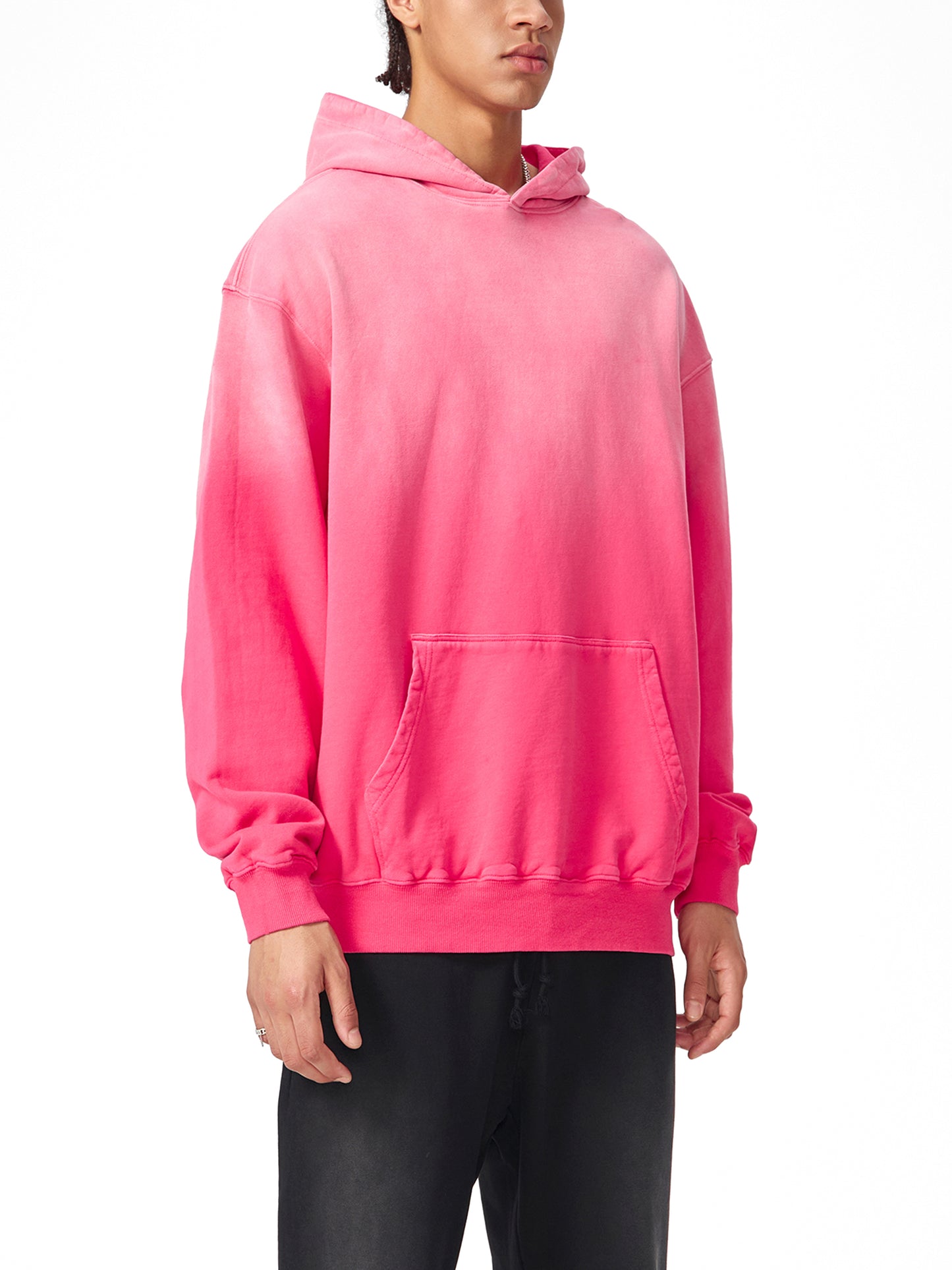 600 GSM 'SUN FADED PINK' HOODIE